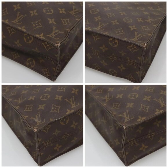 LOUIS VUITTON Monogram Sac Plat Hand Bag M51140 LV Auth BA4419 - Picture 14 of 16